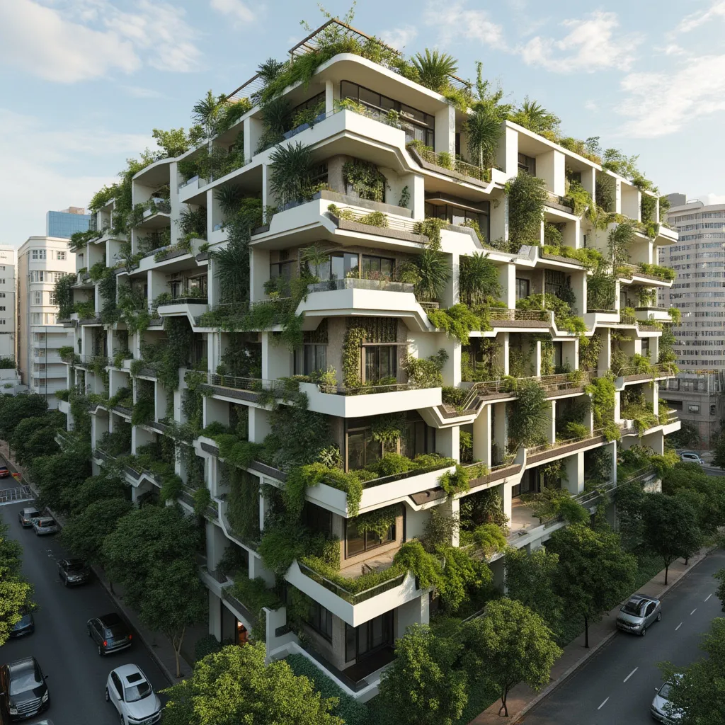 Complexo residencial moderno e sustentável